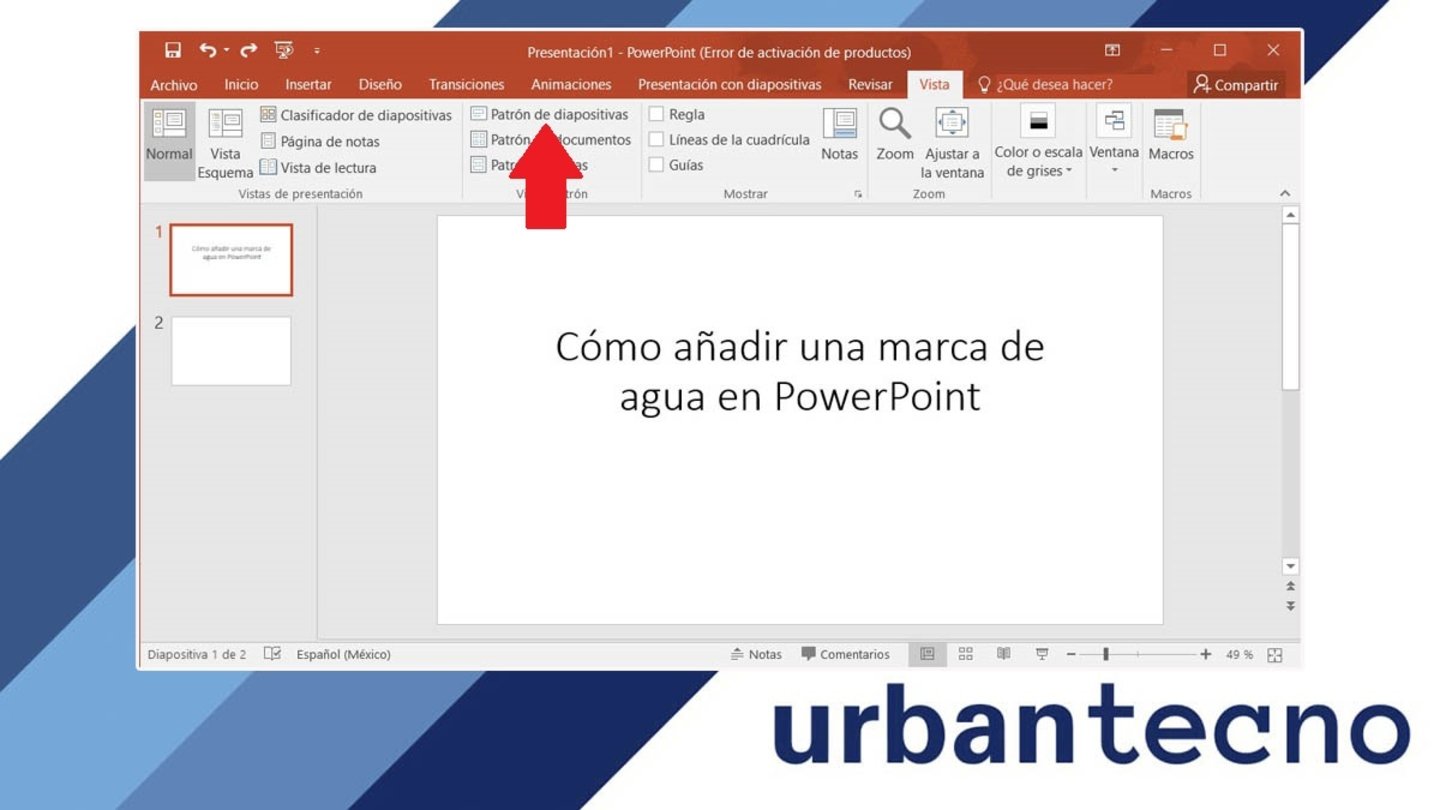 Cómo añadir una marca de agua a un PowerPoint