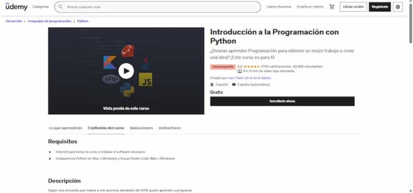 Los 9 Mejores Cursos Para Aprender Python Online