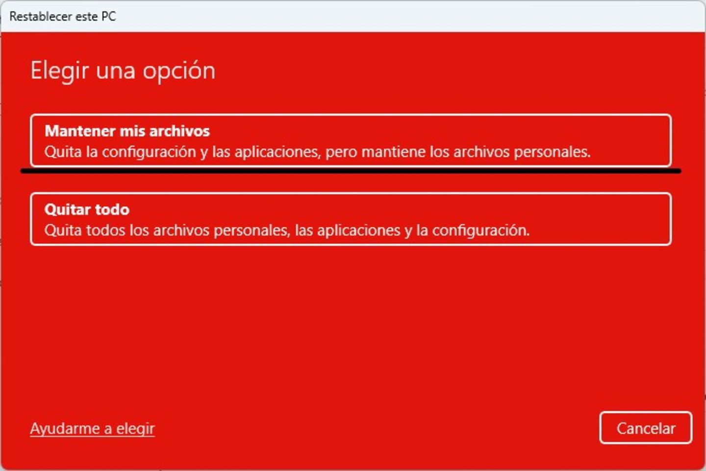 Cómo formatear Windows 11 paso a paso