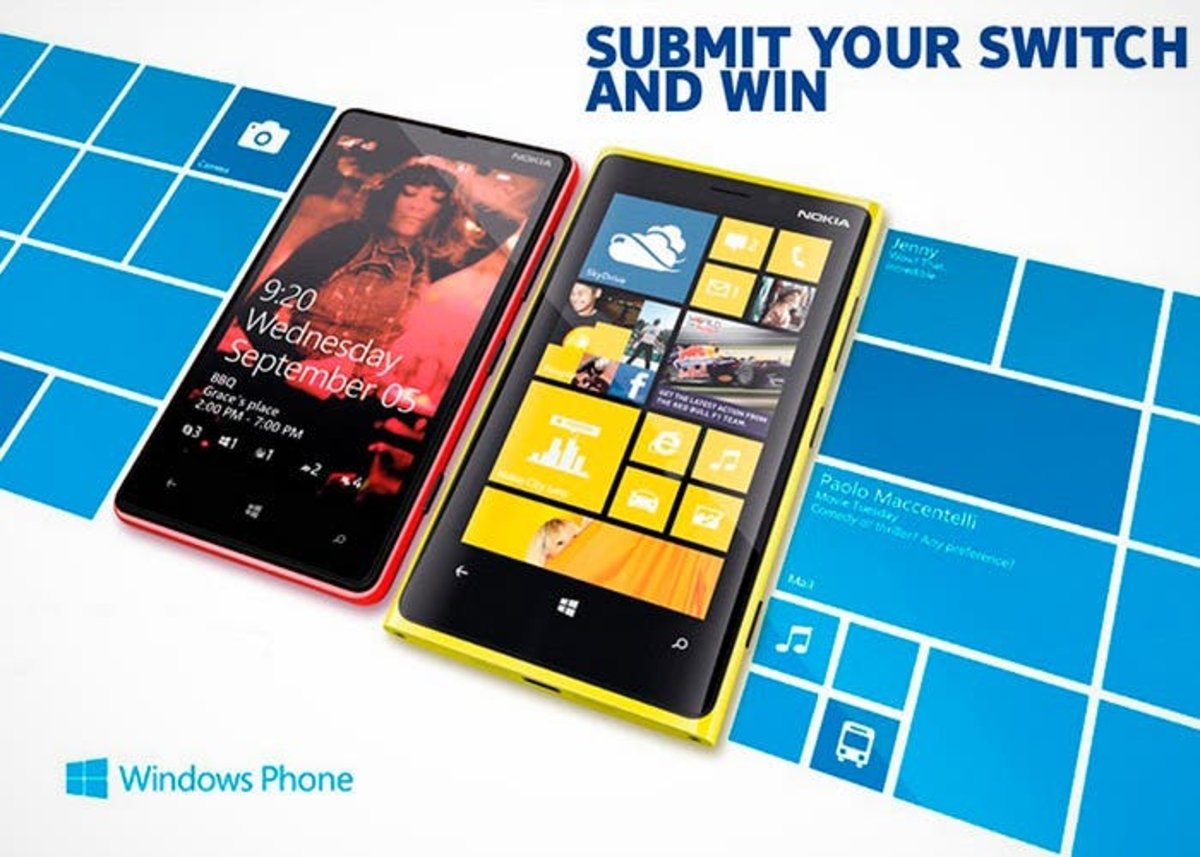 Imagen campaña "Switch to Lumia"