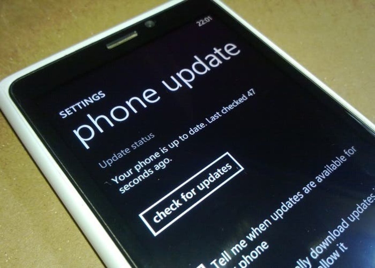 Actualizaciones en Windows Phone 8