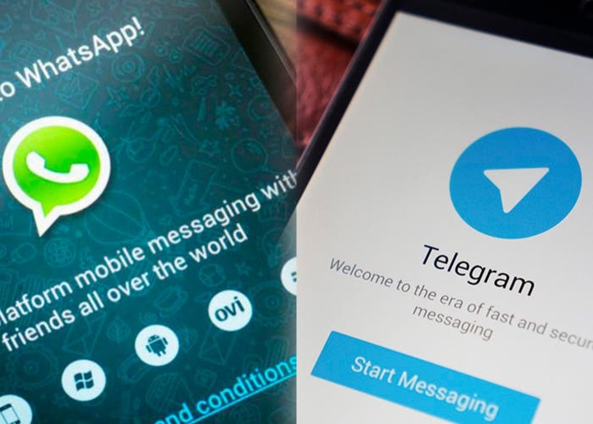 WhatsApp y telegram