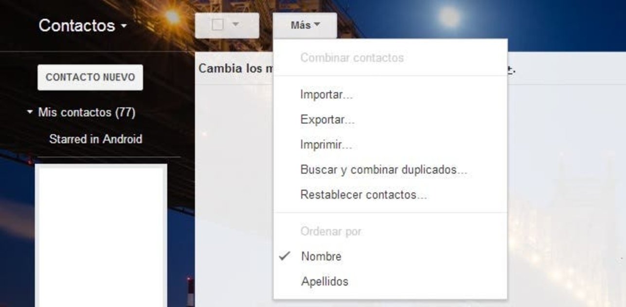 Contactos Gmail