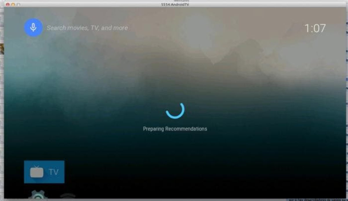 Emulador Android TV