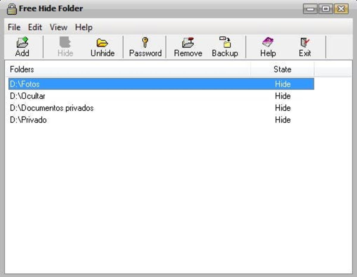 Free Hide Folder