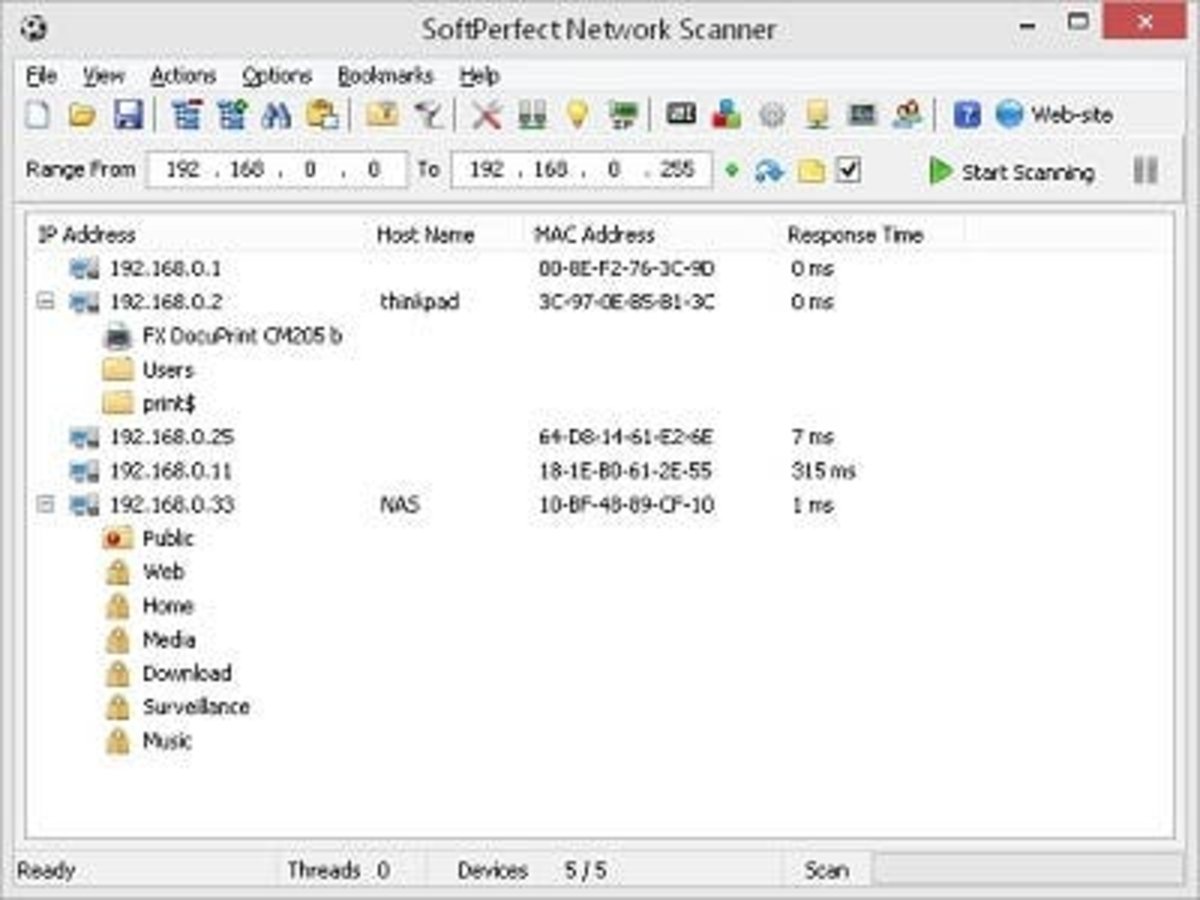 SoftPerfect Network Scanner 400x300