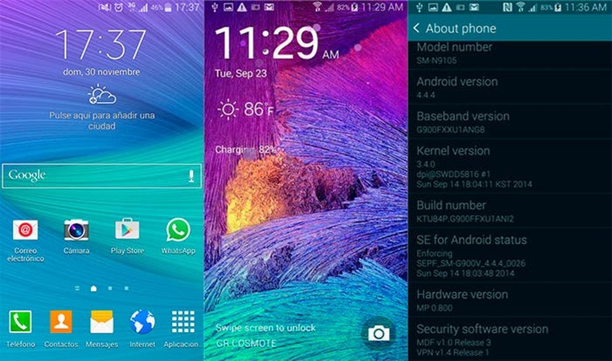 Capturas de pantalla del port del Samsung Galaxy Note 4 para el Samsung Galaxy S5