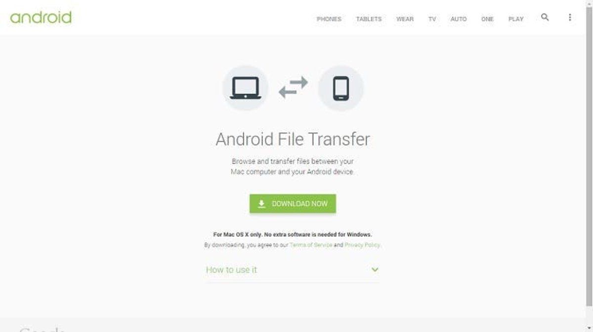 captura Android File Transfer