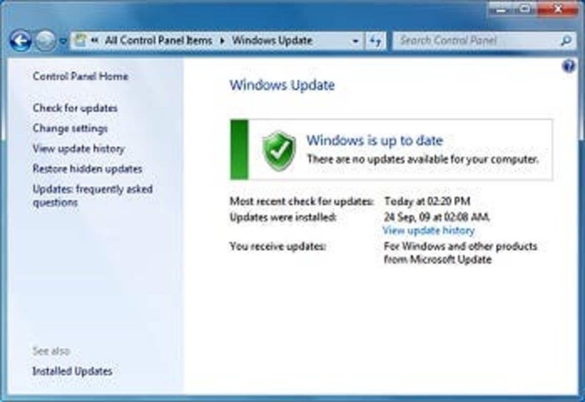 Windows actualizado