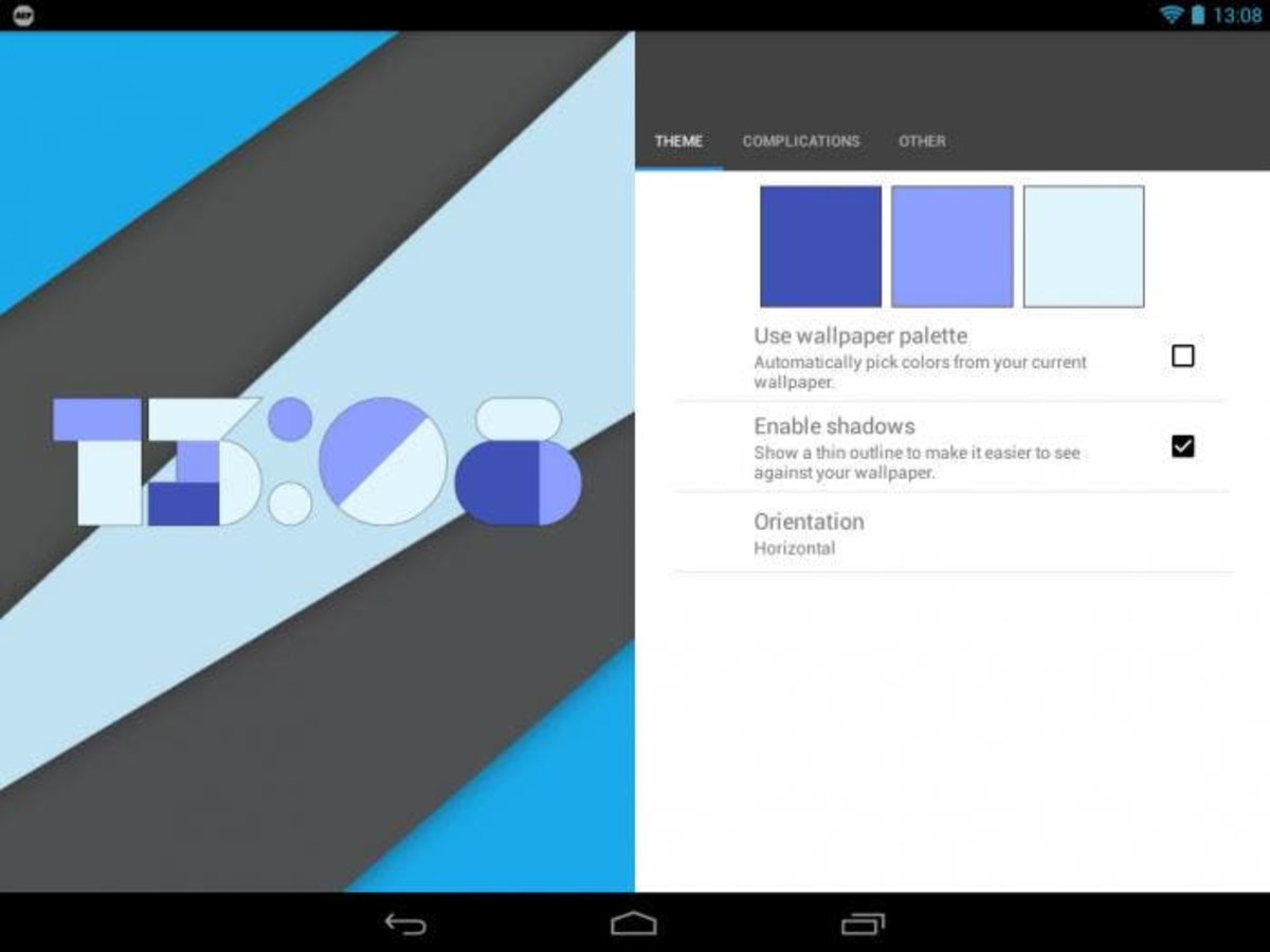 FROM Clock Widget configuración
