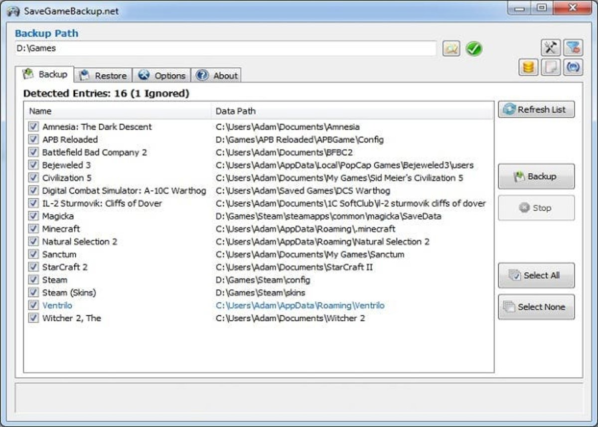 SaveGameBackup