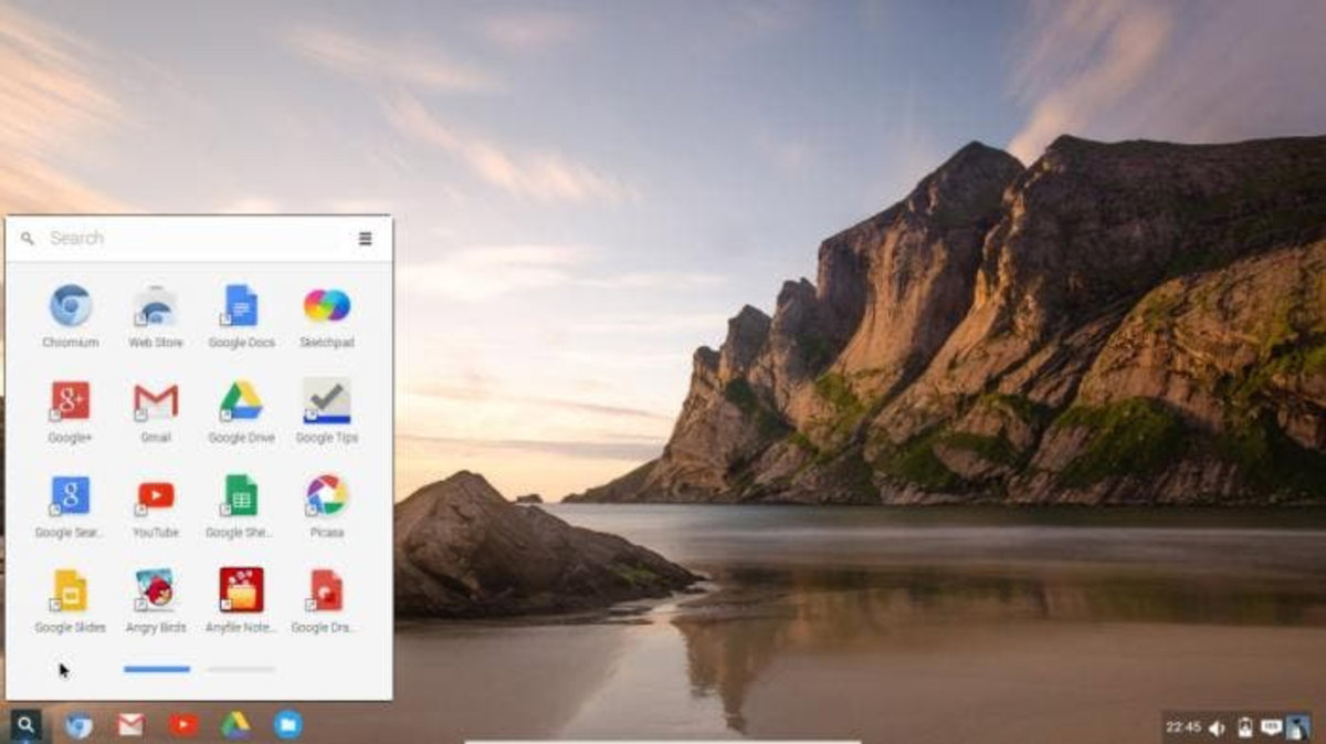 chromixium chrome app launcher