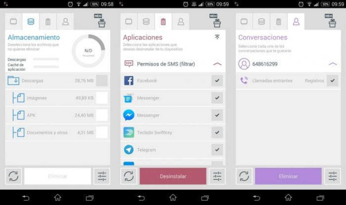 the cleaner in app