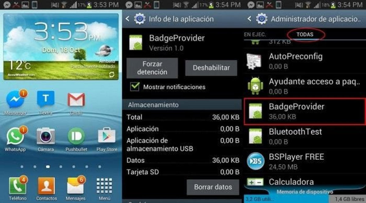 descarga