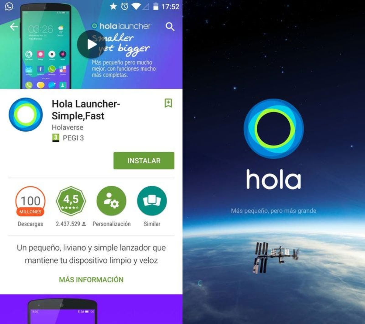 Te mostramos un launcher muy ligero y con muchas opciones, Hola Launcher