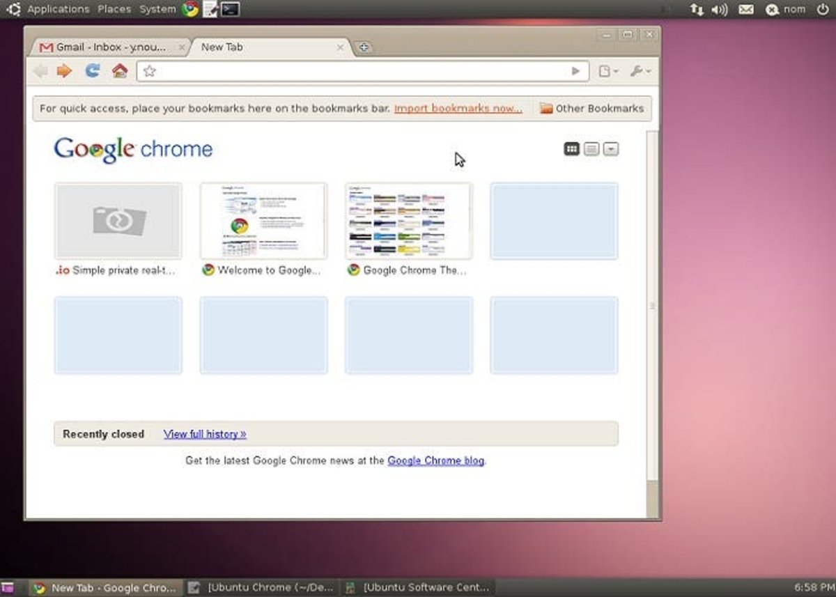Ubuntu Chrome Navegador