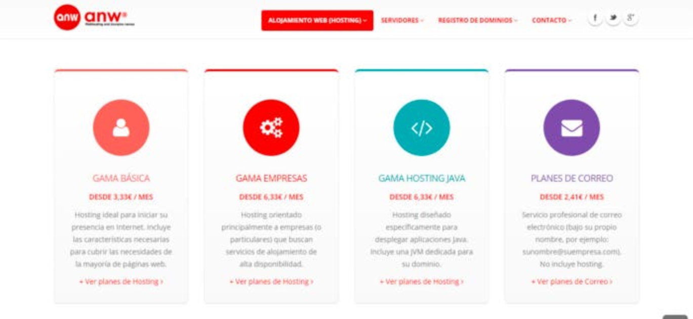 Alojamiento Web Hosting