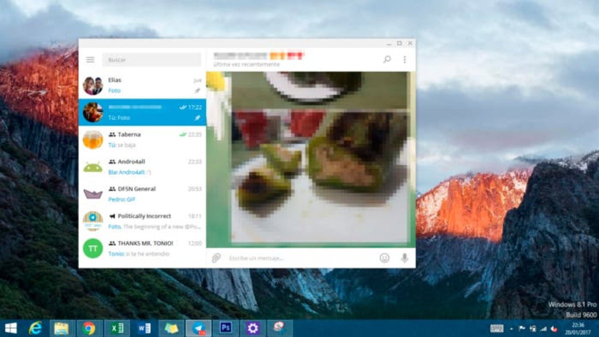 telegram versión 1.1
