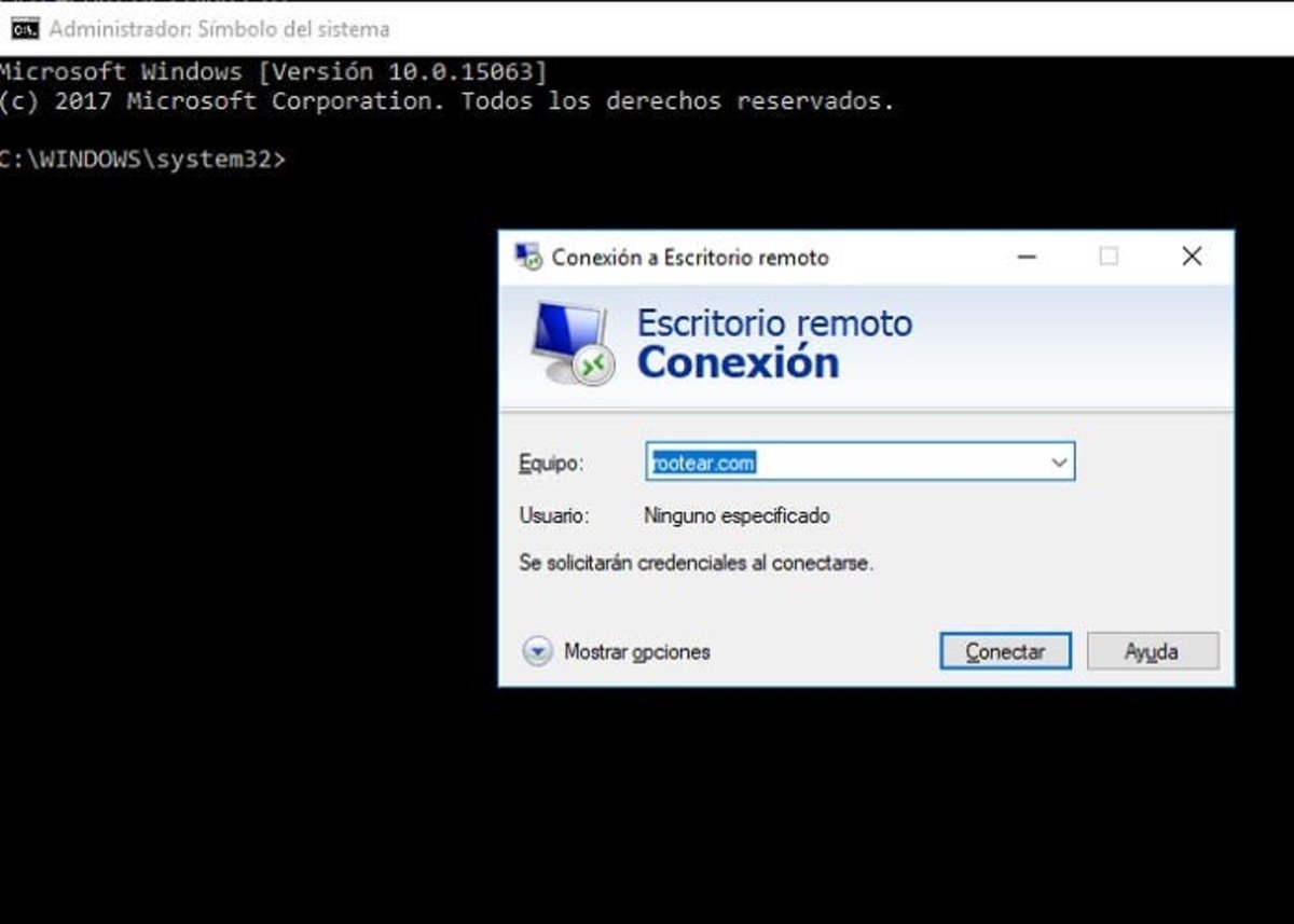 Previamente cordura Dar derechos Habilita el escritorio remoto de Windows mediante comandos