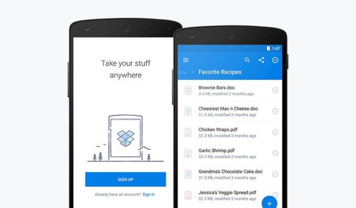 dropbox android