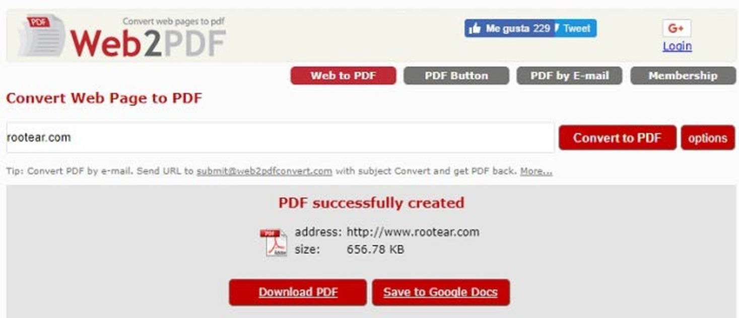web2pdf