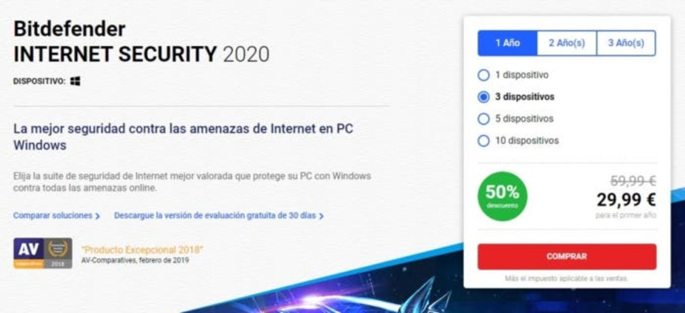 Bitdefender Internet Security 2020