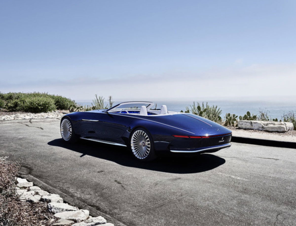 Vision Mercedes-Maybach 6 Cabriolet, un eléctrico de 760 CV alucinante