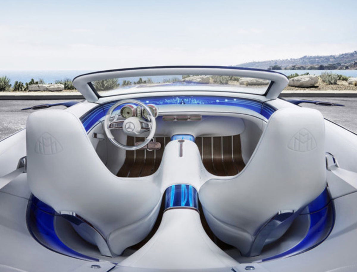Vision Mercedes-Maybach 6 Cabriolet, un eléctrico de 760 CV alucinante