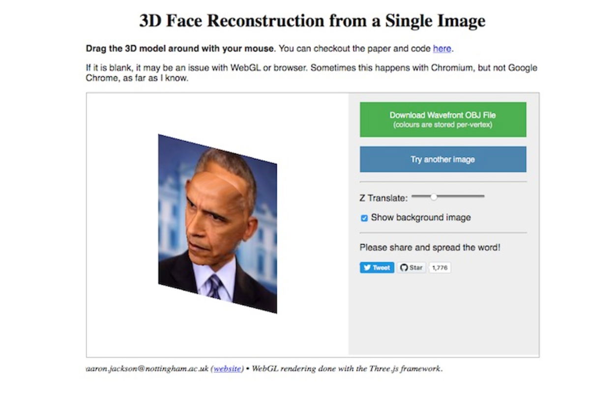 La Inteligencia Artificial que convierte un selfie en una imagen 3D (y que puedes probar)