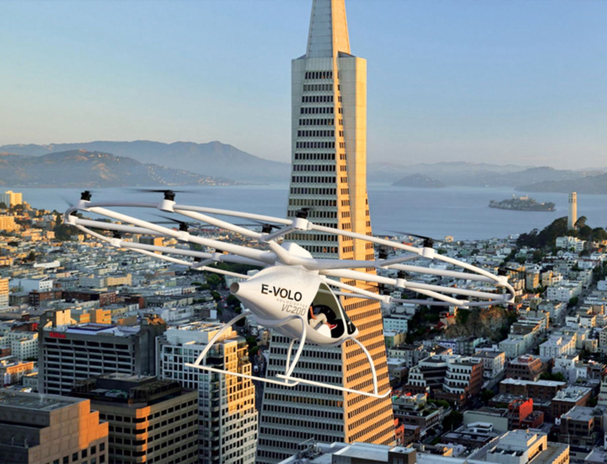 Volocopter, así será el transporte del futuro en la ciudad
