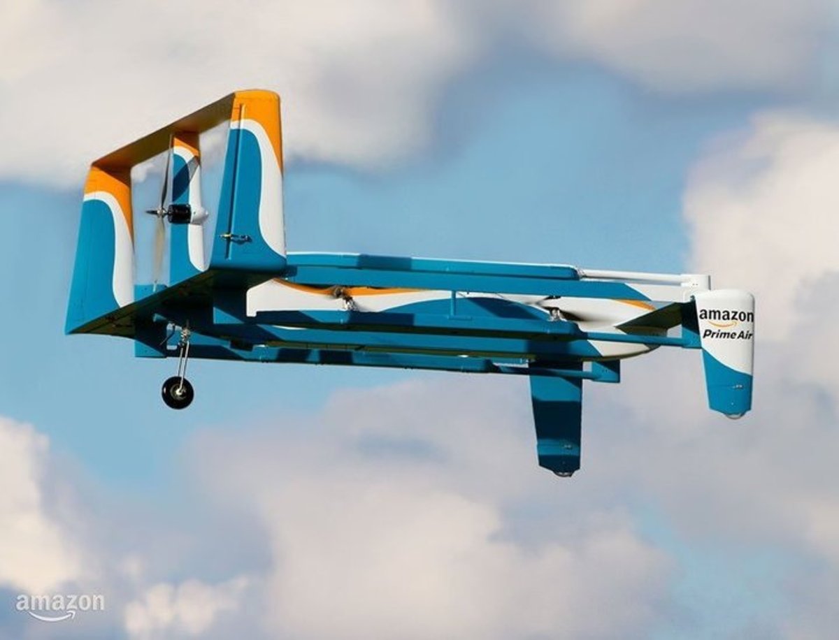 Los drones de Amazon se suicidarán si corres riesgo de que te impacten por una avería