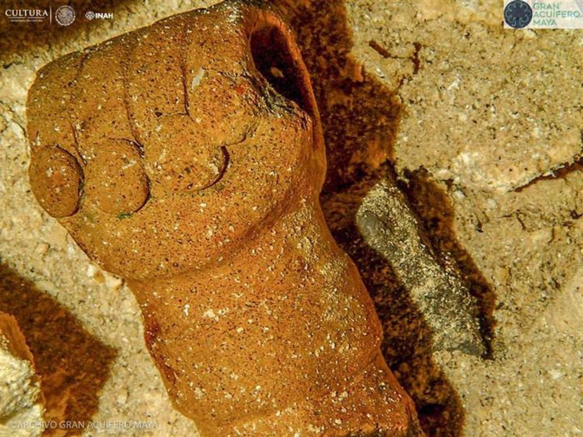 Nuevos hallazgos mayas en Sac Actun, la cueva submarina más grande del mundo