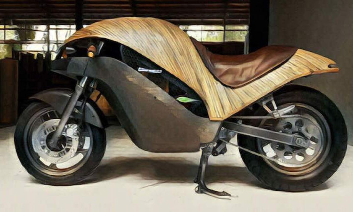 La Green Falcon es la motocicleta eléctrica más extraña que verás en todo el año