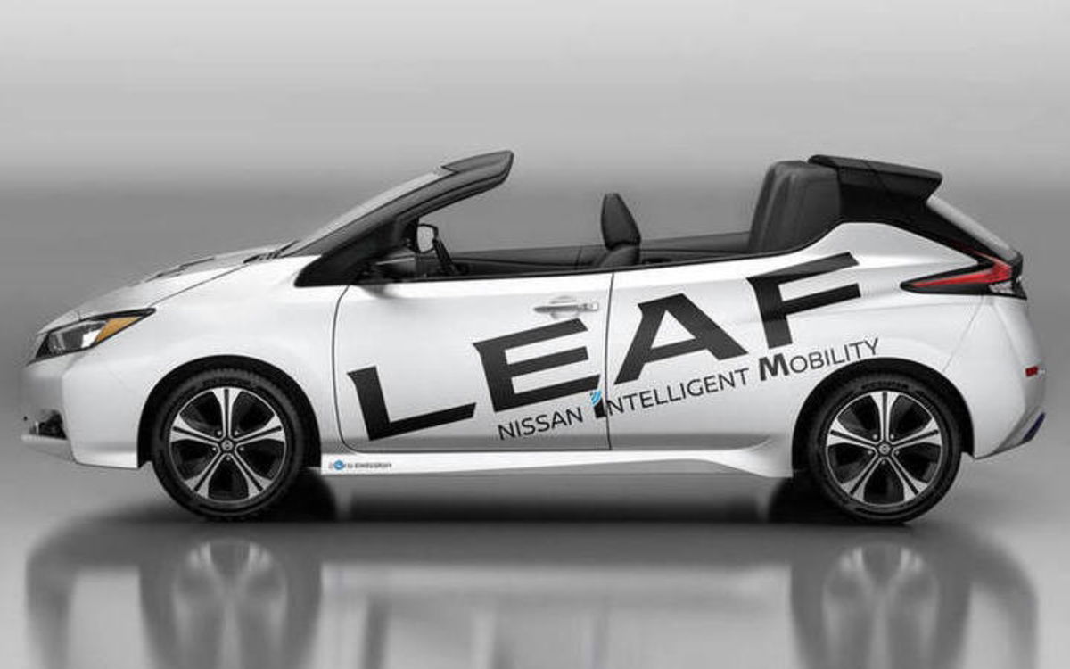 Un Nissan LEAF descapotable, ¿qué sentido podría tener en el mercado?
