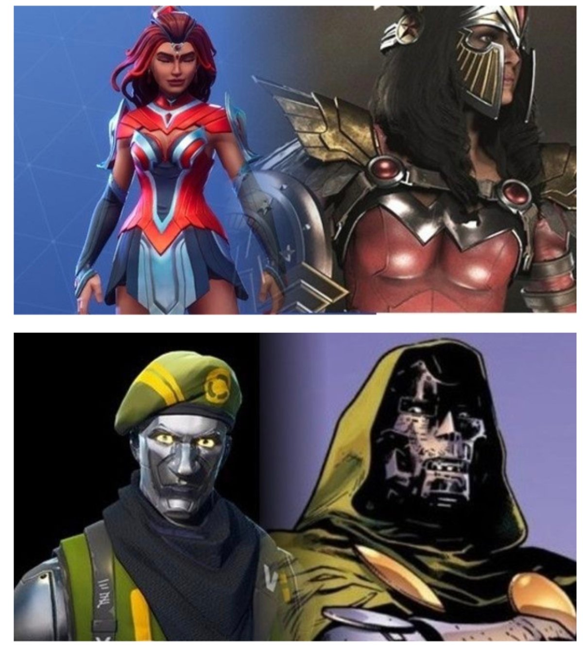 Así son los increíbles trajes de superhéroes de la 4ª temporada de Fortnite, ¿los quieres?