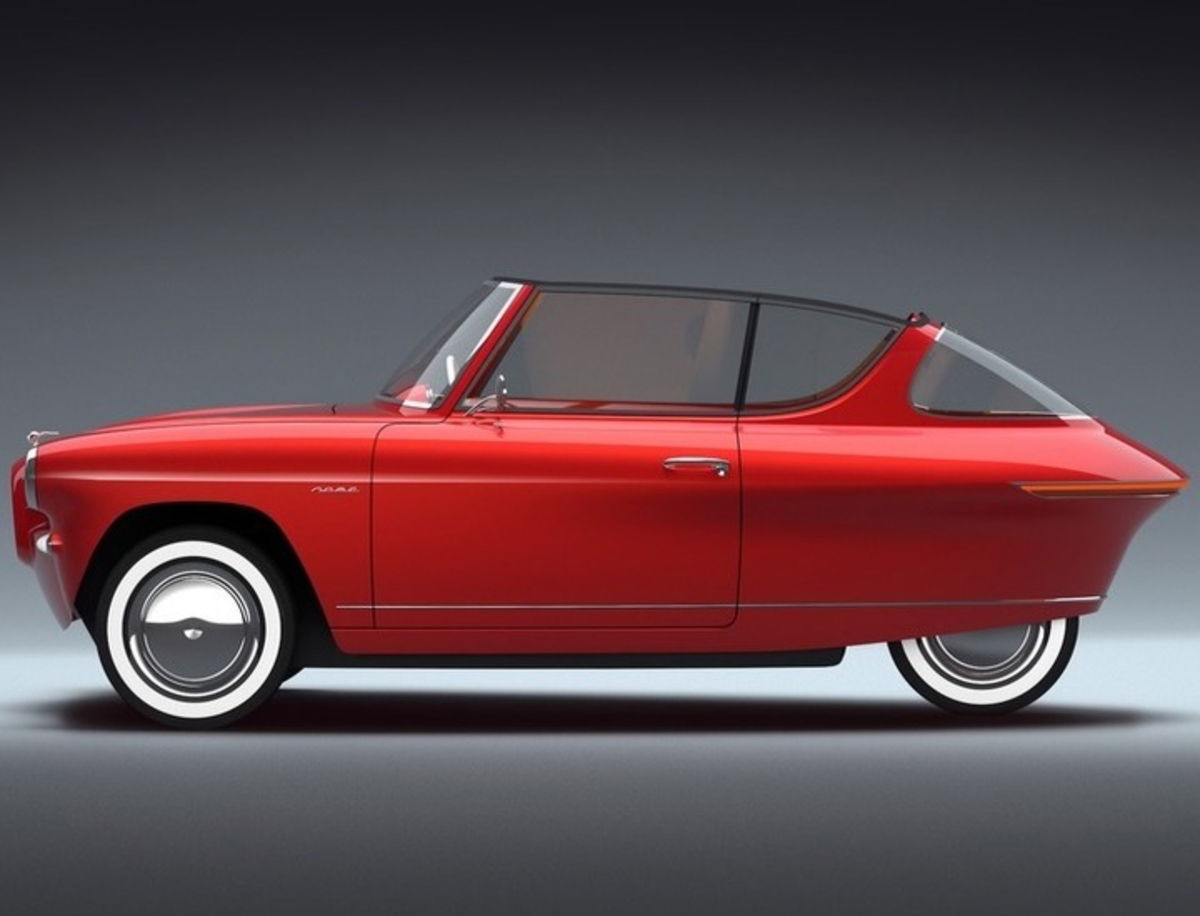 Así es el Nobe 100, un automóvil eléctrico con aspecto retro de 3 ruedas
