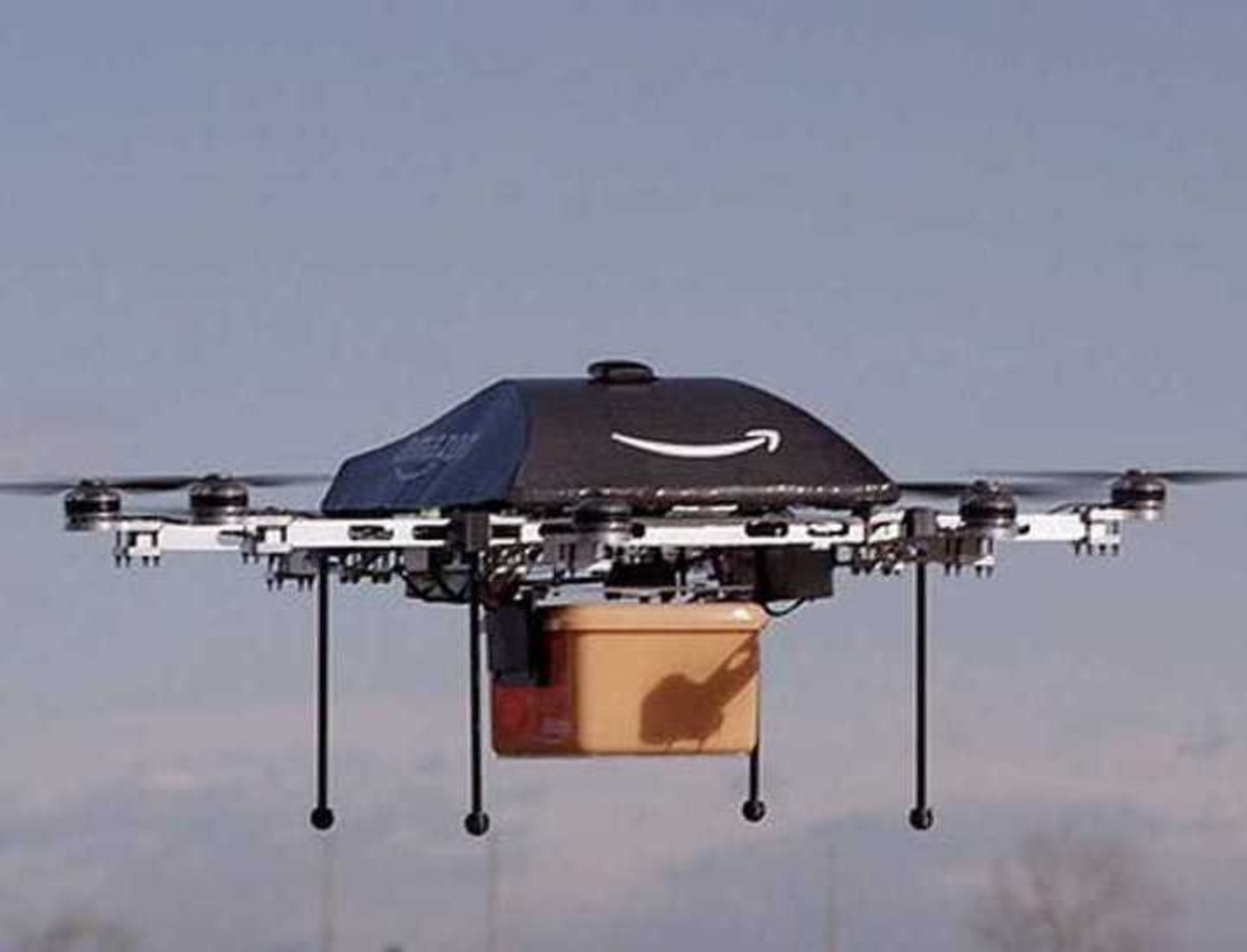Amazon acaba de patentar un sistema que evita que la gente robe sus drones de reparto