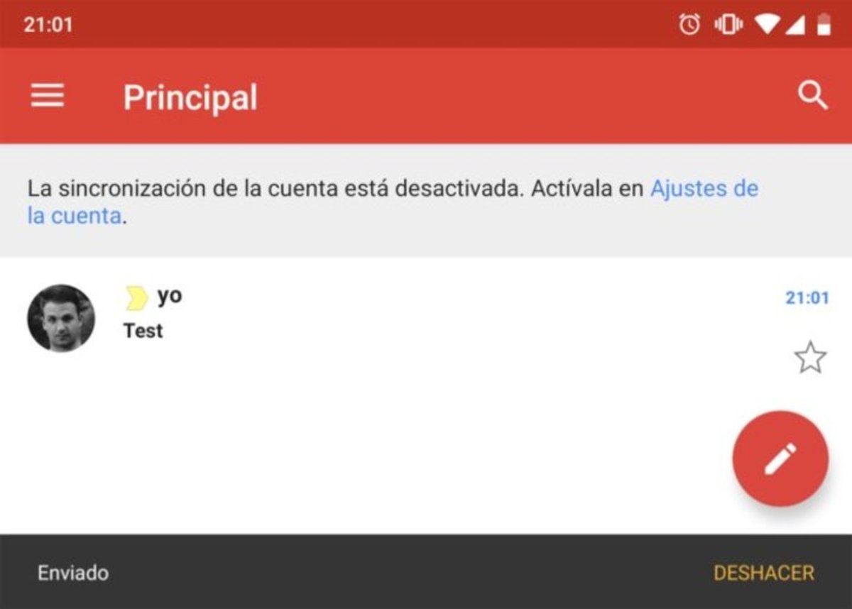 Google te permite deshacer el envío de correos en Gmail para Android