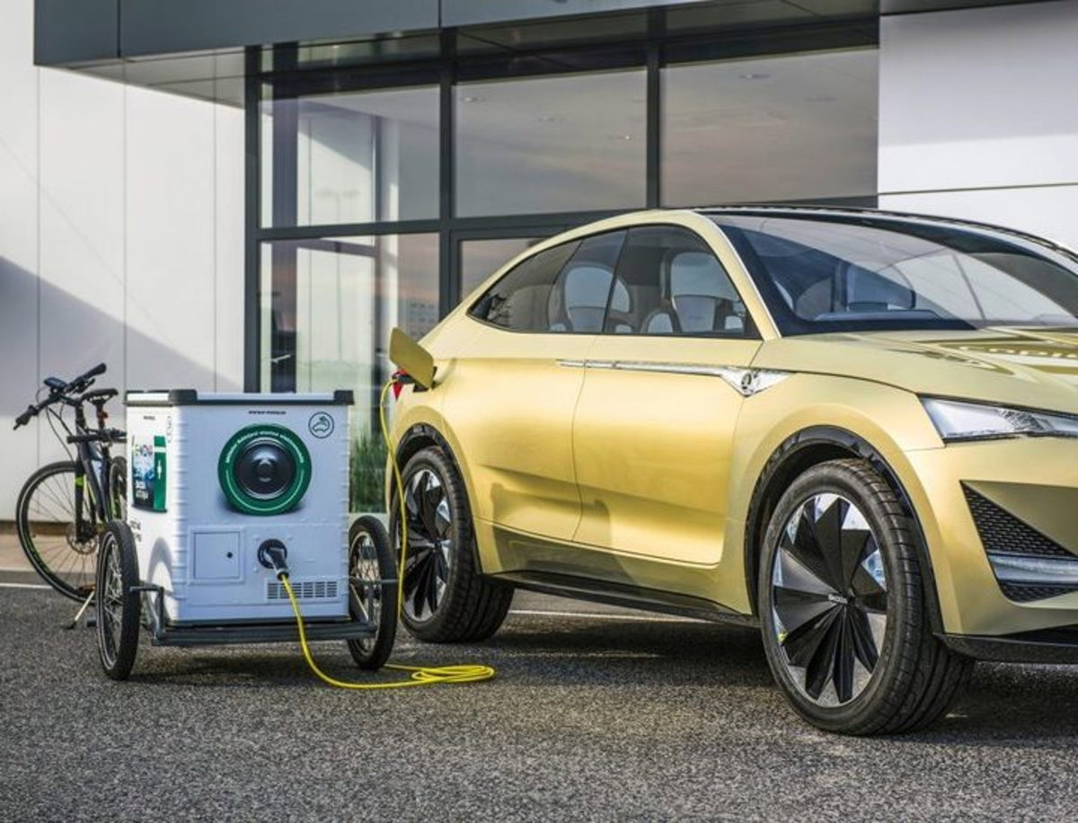E-Mona, así es el último proyecto para cargar las baterías del coche eléctrico de Skoda