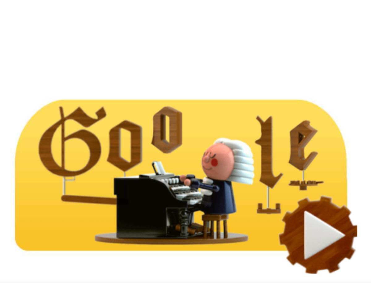 Los doodle se apunta a la IA en el aniversario del nacimiento de Bach