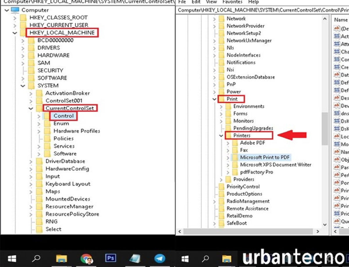 Eliminar impresoras en Windows con Regedit o método clásico