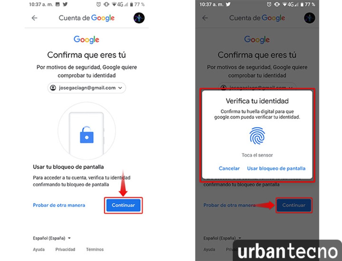 Cómo ver las contraseñas de tu cuenta de Google en Android