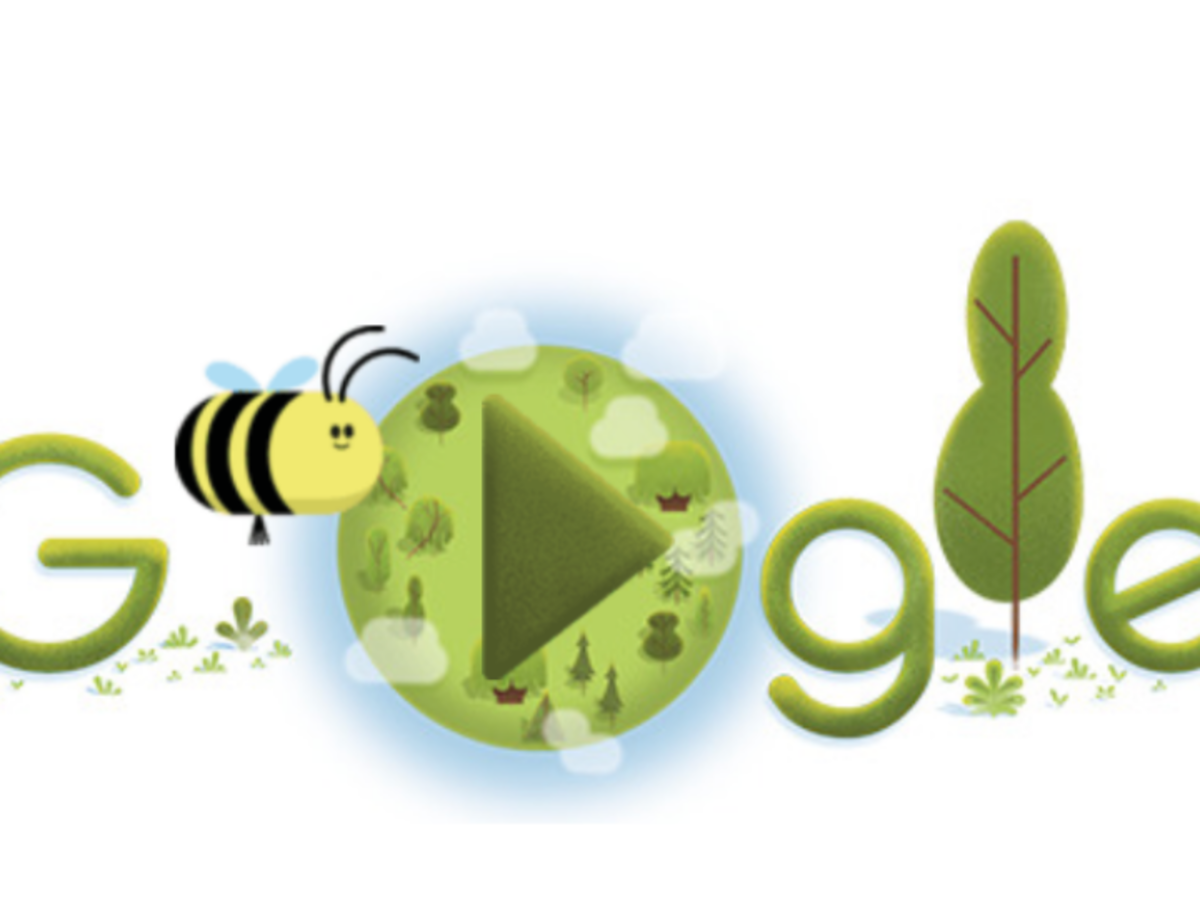 Las abejas protagonizan el doodle del Día de la Tierra