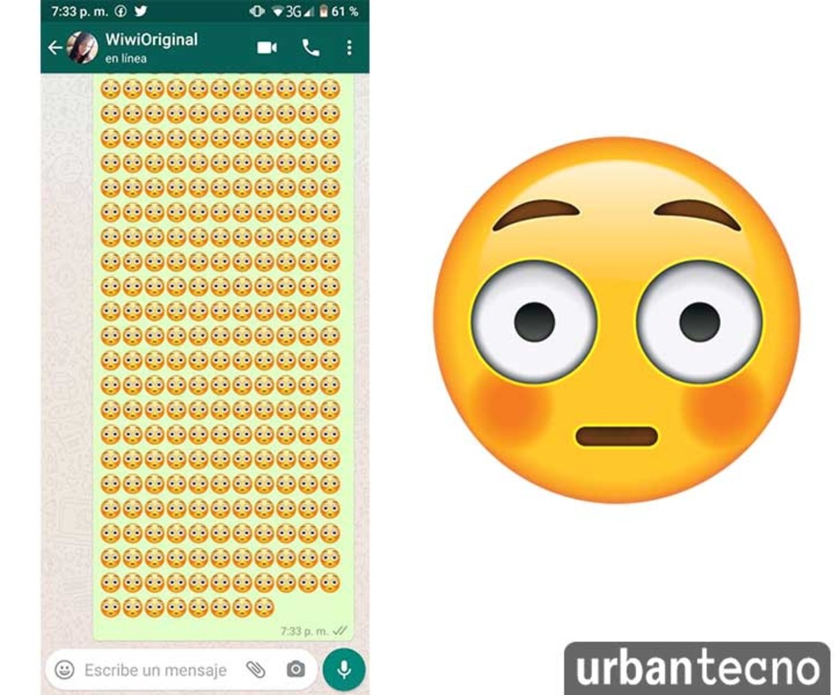 Emoji de cara sonrojada