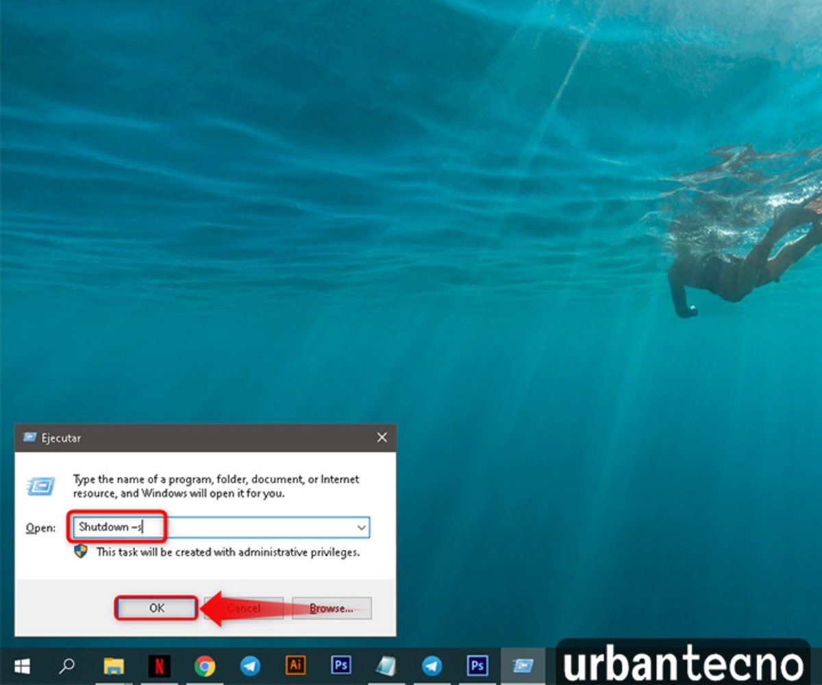 Cómo apagar tu ordenador con Windows 10 usando solo el teclado