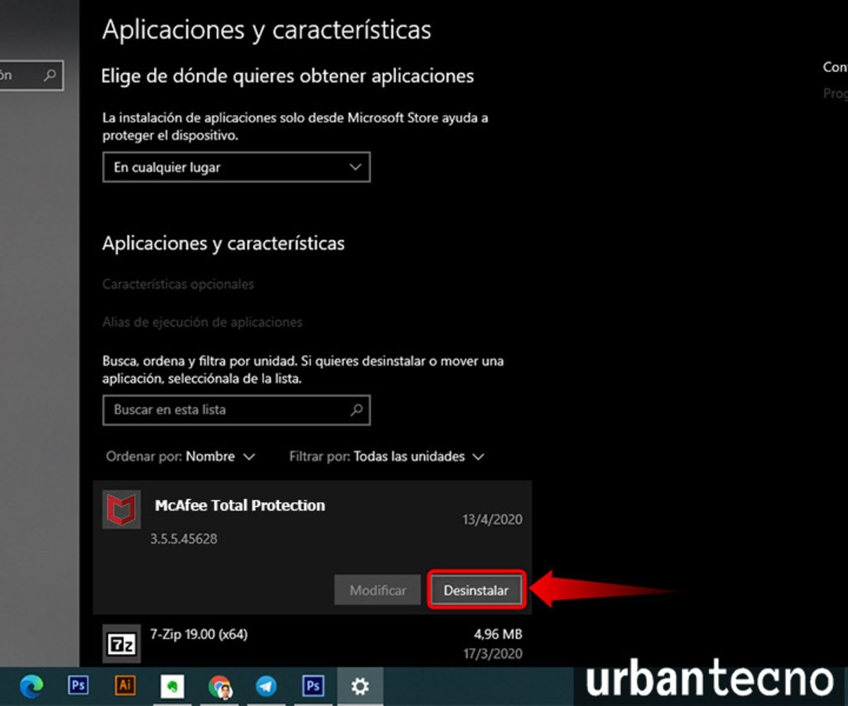 Cómo desinstalar McAfee en Windows 10 completamente