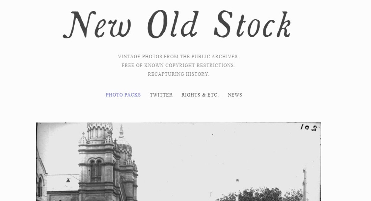 Los mejores bancos de imágenes gratis: new old stock