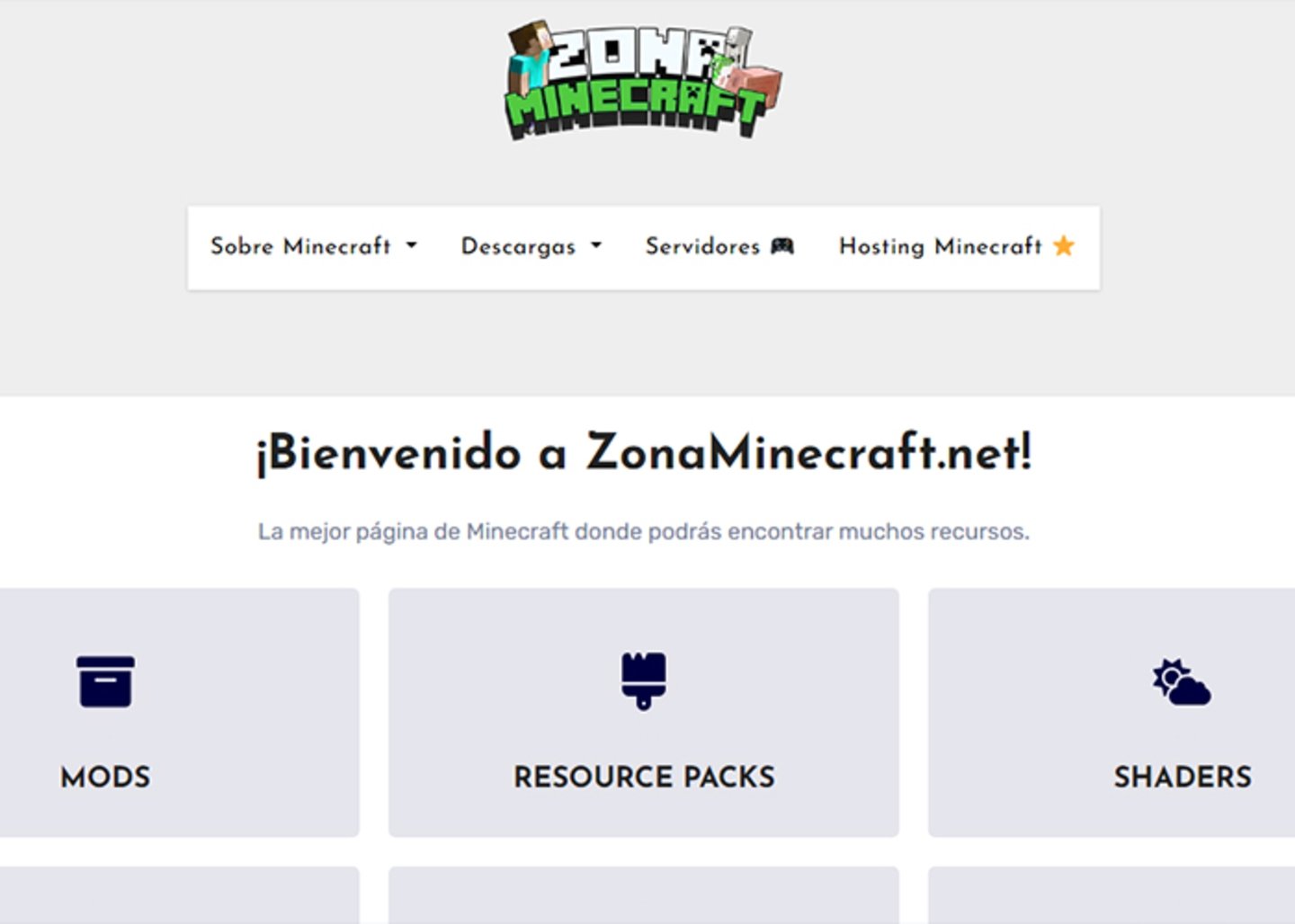 ZonaMinecraft-personaliza descarga y unete a comunidades