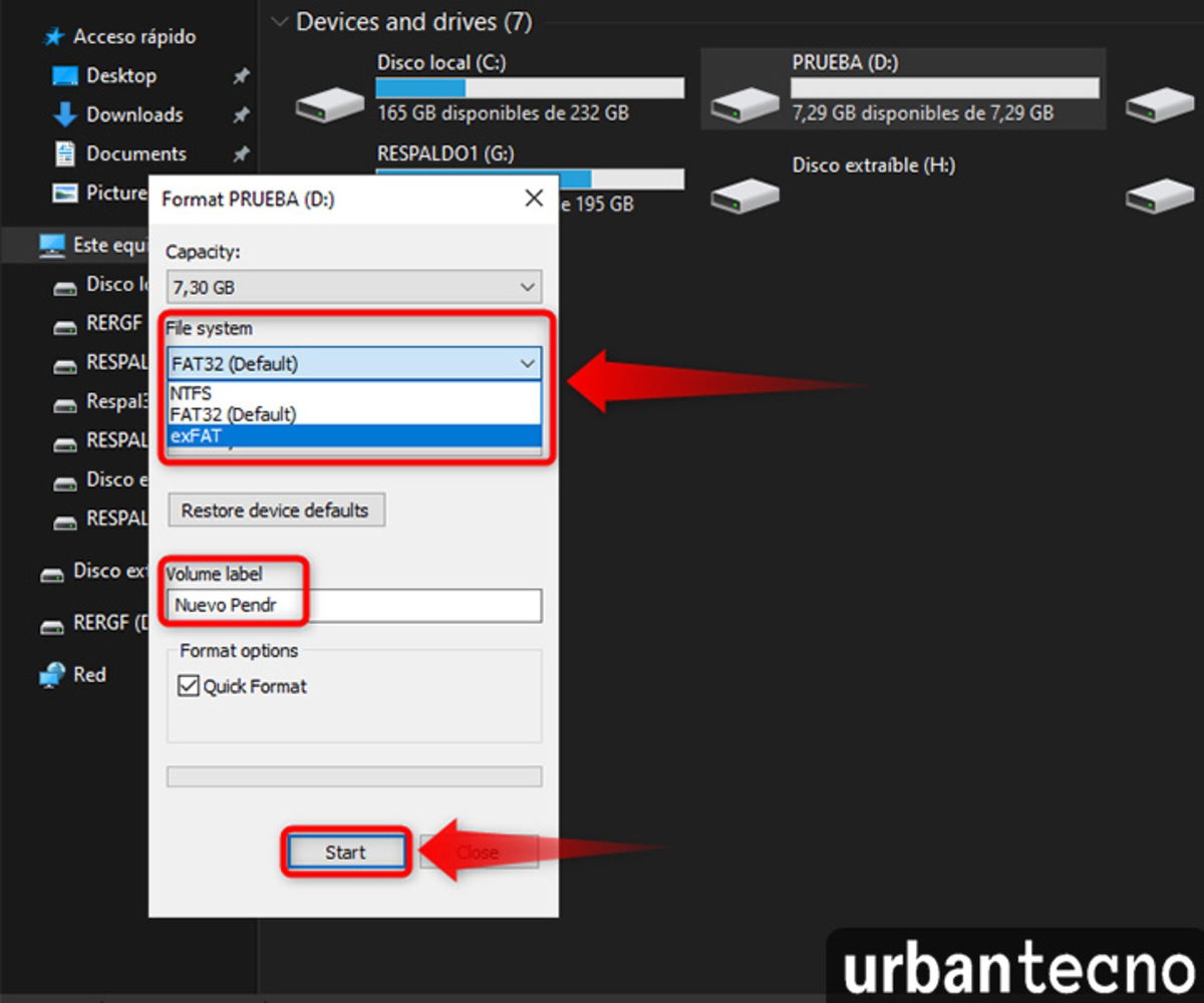 Cómo cambiar el formato de un pendrive tutorial completo