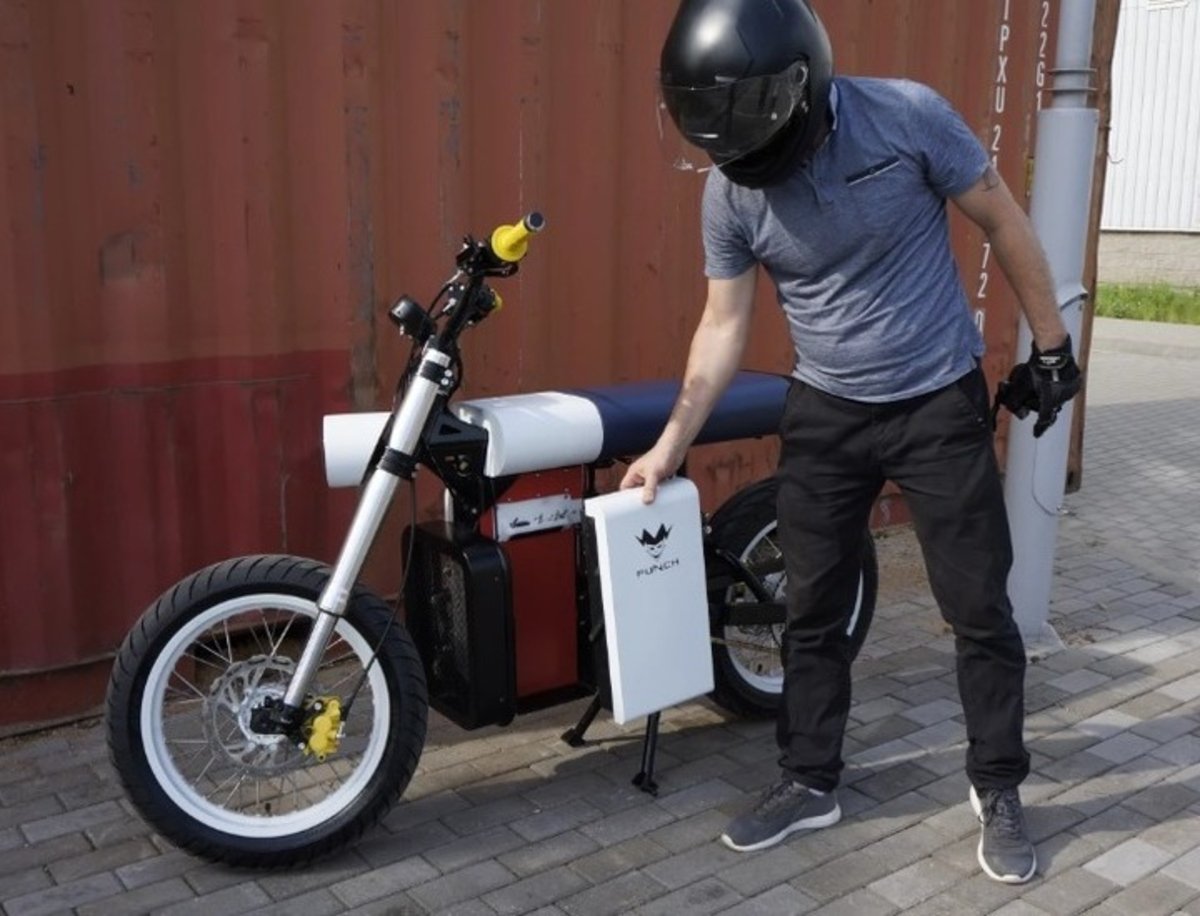 Punch Moto, la motocicleta eléctrica más original que verás en el día de hoy
